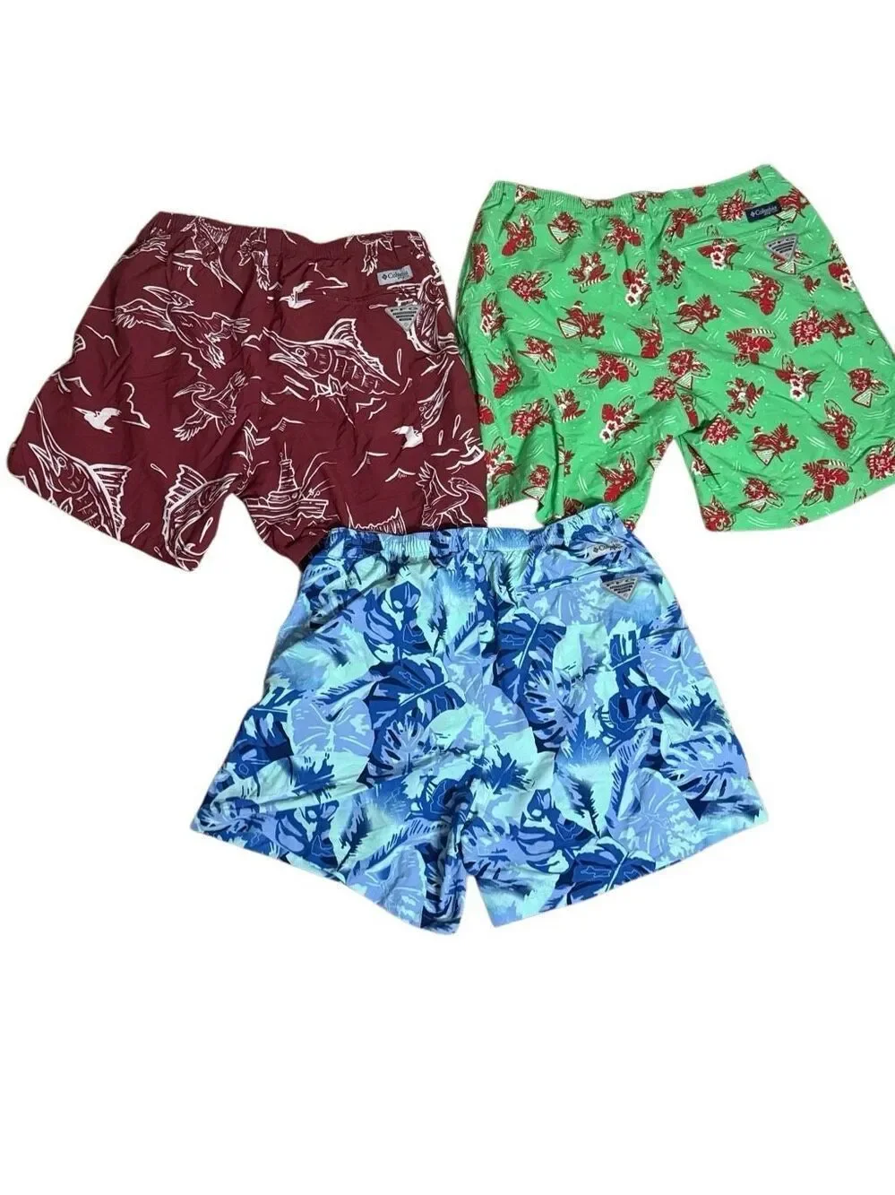 Columbia Omnishade UPF Water Shorts Swim Trunks Bundle Men’s Size Small